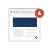 Bouton 'Retour en haut de page'